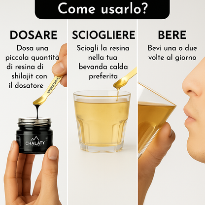 Risveglia la tua vitalità con Shilajit+: più energia, resistenza e concentrazione in soli 10 giorni.